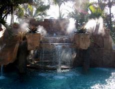 waterfall fog effects
